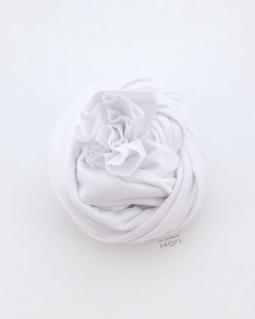 Jersey Fabric Newborn Wraps - Molly (White)