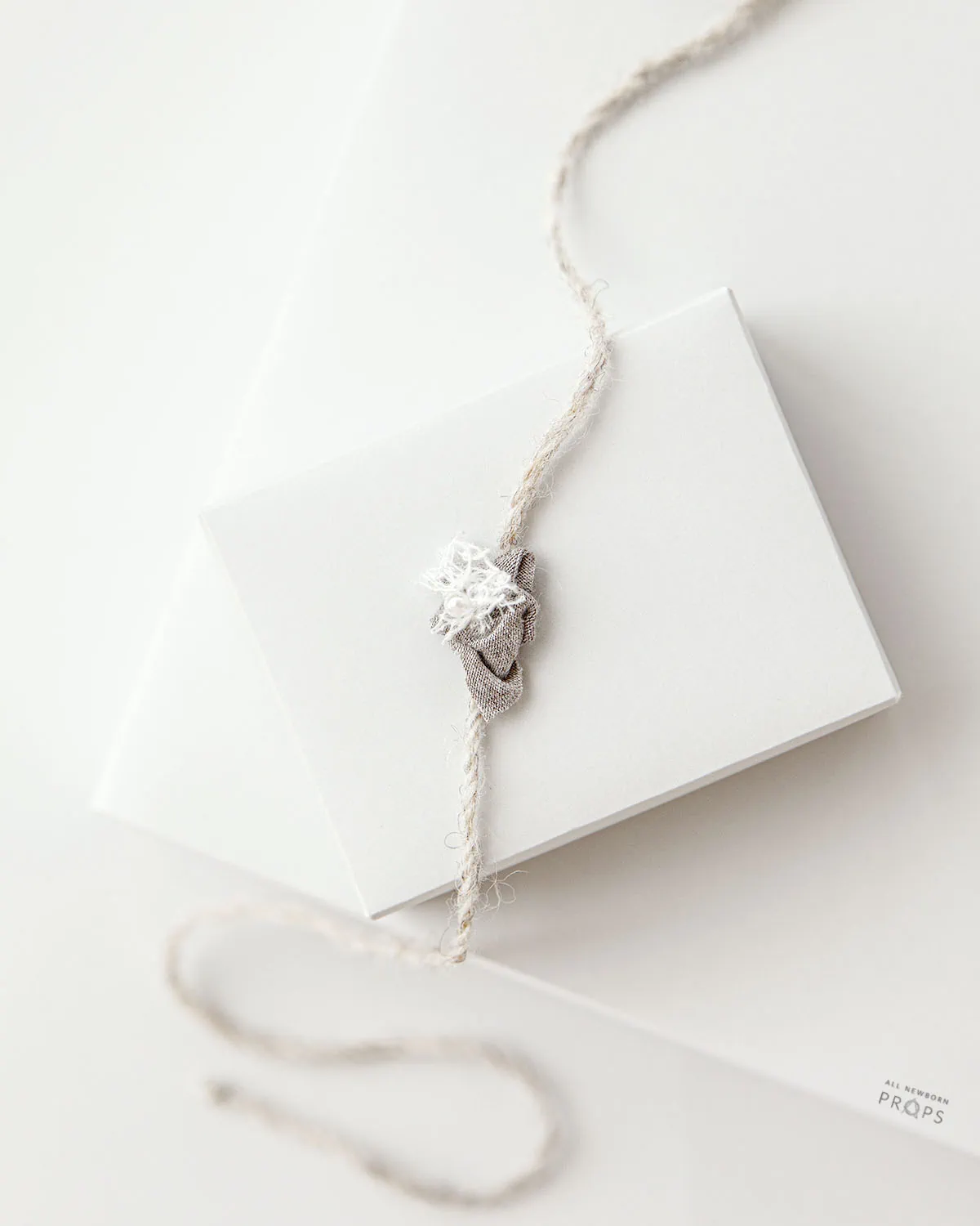 Photo-Props-Baby-Girl-Headband-tie-back-thin-natural-europe