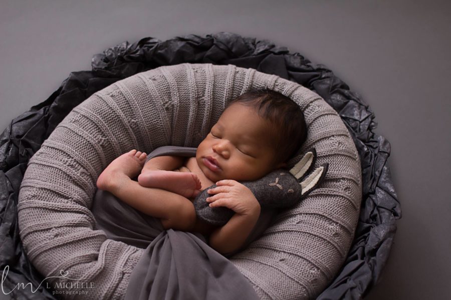 newborn posing basket baby photoshoot props
