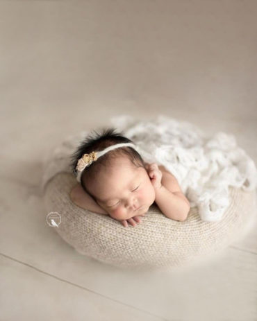 Cameo FAMKIT 2pcs/lot Baby Super Soft Velvet Posing Pillow Headband Newborn Photography Props 