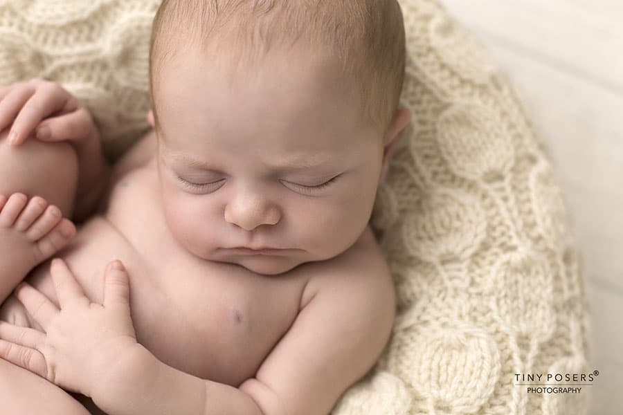 Baby Bean Bag Poser - 'Create-a-Nest’™ Ulises - the perfect posie for newborn photography Europe