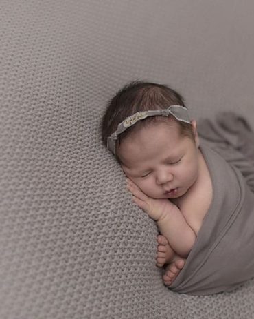 Beaded Newborn Headband Tieback - Alma baby photography props for sale uk europe