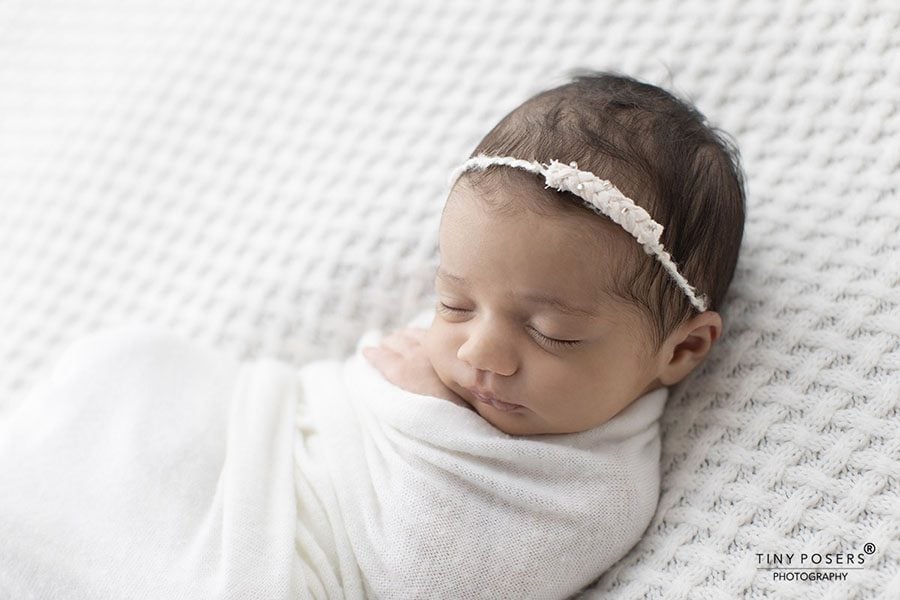 Dainty Newborn Baby Headband Tieback - Grace new born props usa