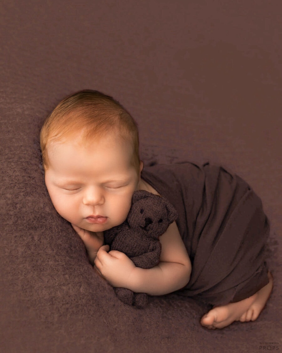 Newborn-Props-for-Photographers-Knitted-Mini-Bear-brown-europe