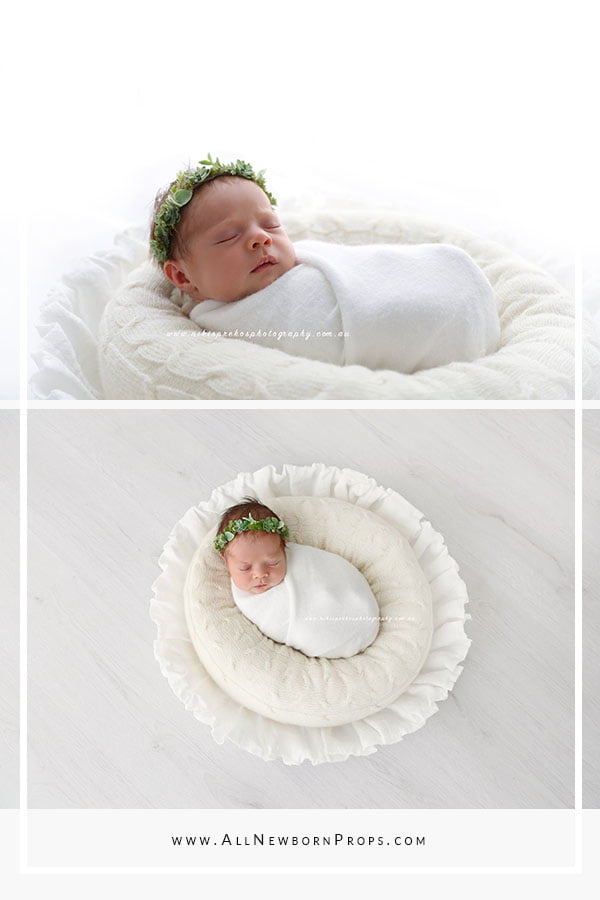Newborn photoshoot ideas tips posing bowl