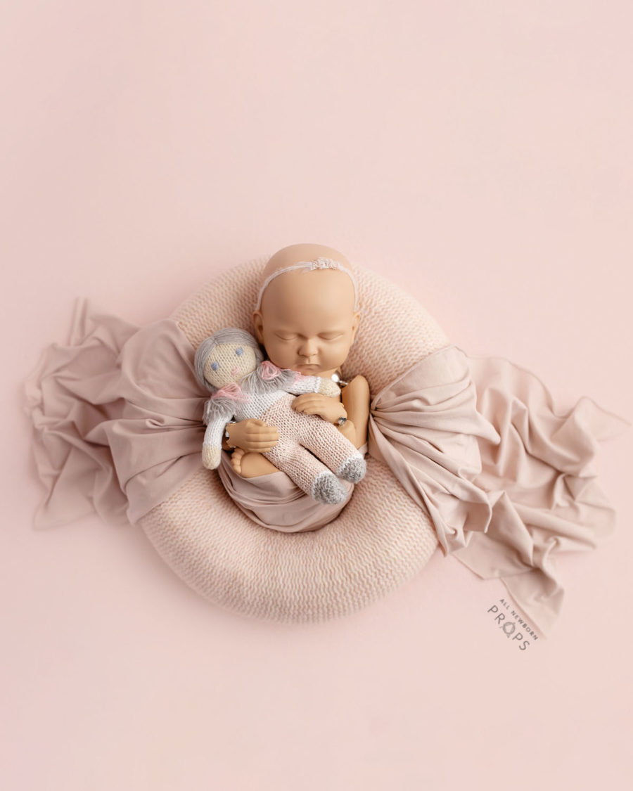 newborn-baby-photography-props-girl-set-posing-pillow-wrap-headband-tieback-toy-europe
