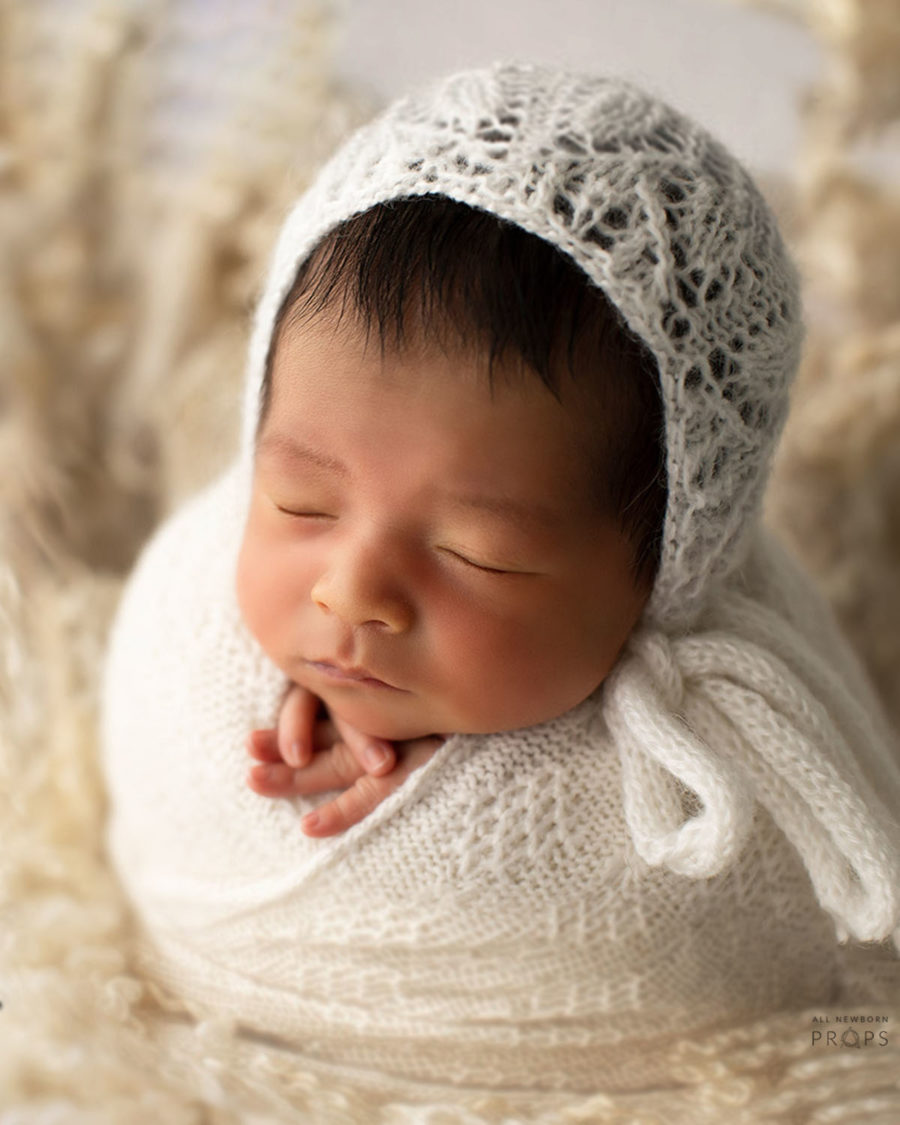 newborn-bonnet-photo-props-girl-boy-lace-white-europe