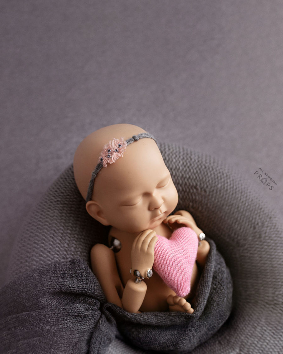 newborn-photo-props-girl-set-poser-wrap-hat-toy-heart-europe