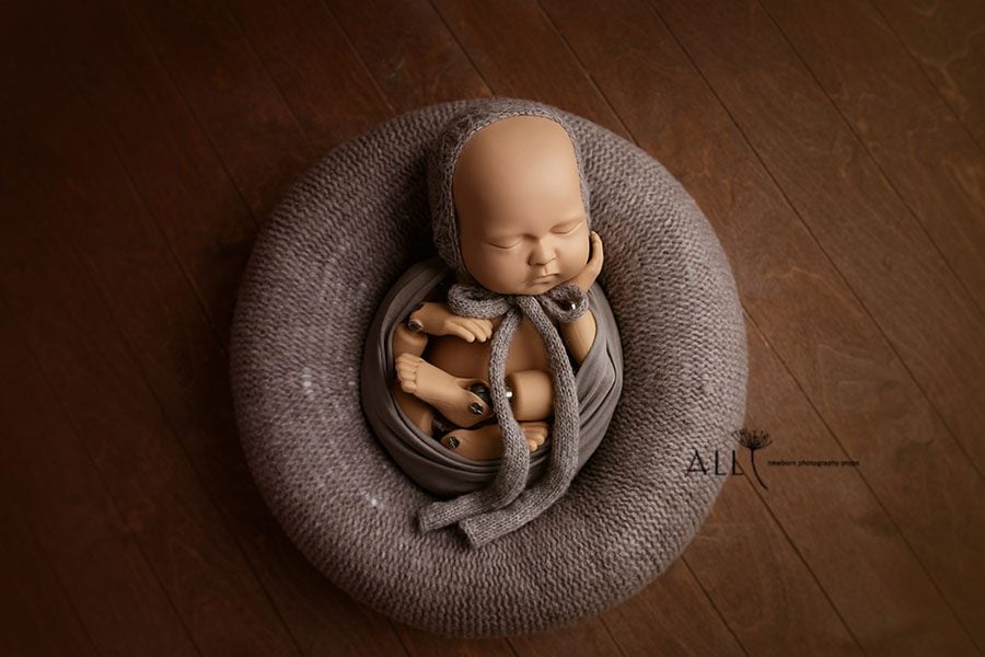 Newborn Baby Props Girl and Boy Set – Donna/Molly (Mulch) EU