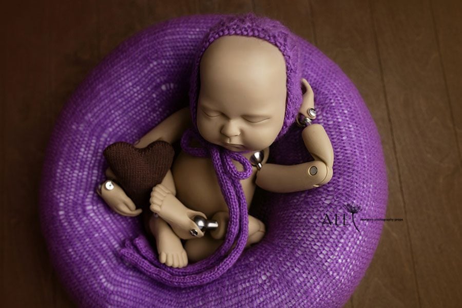 Baby Girl Photo Prop Bundle – Donna/Molly (Purple)