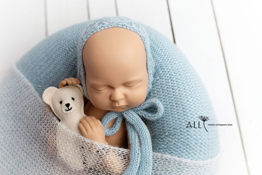 newborn-wooden-bed-prop-baby-boy-photo-props-ideas