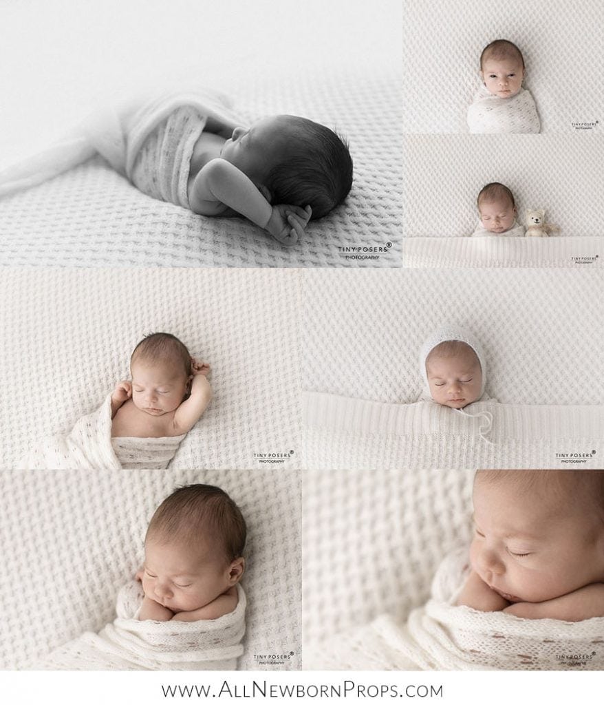 newborn photo posing flow - adorable ideas using a beanbag