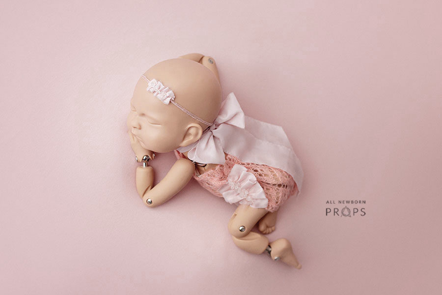 newborn-photo-prop-girl-outfit-headband-tieback-pink-europe