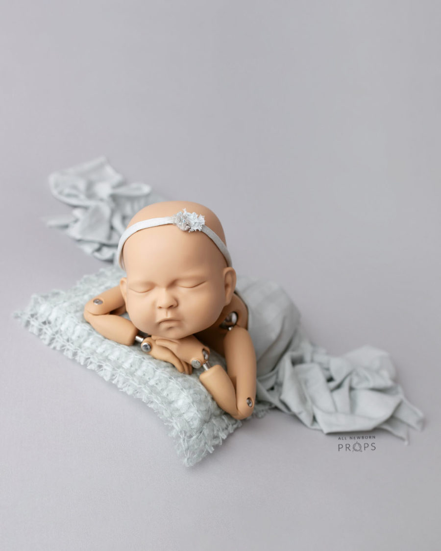 infant-photography-props-set-girl-posing-backdrop-wrap-headband-europe
