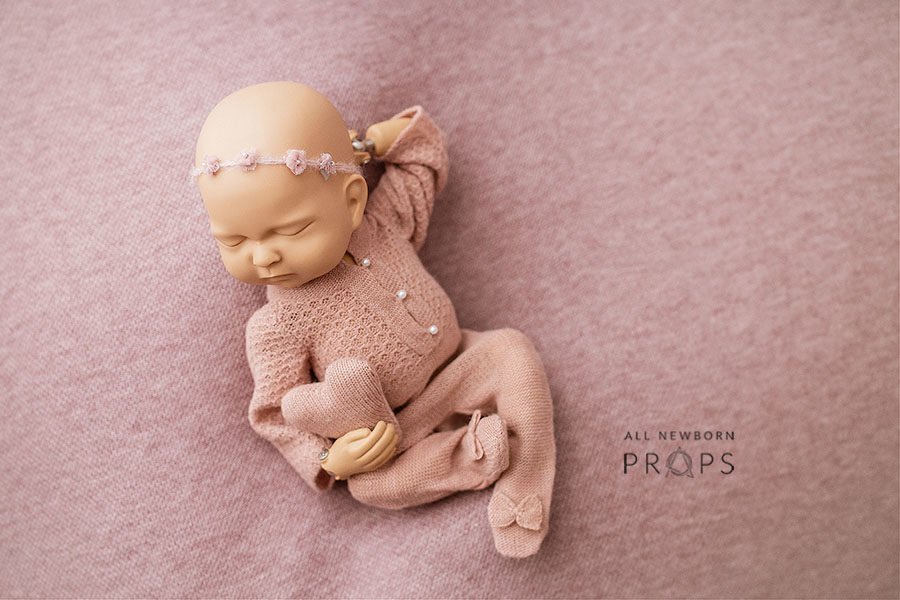 Props for Baby Photos -Travon/Marissa Set: Dusty Pink Edition Newborn Prop Shop