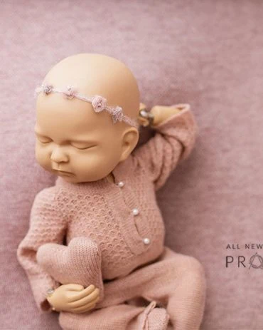 Photo Props for Newborn Girl - Lace Headband Tali Europe