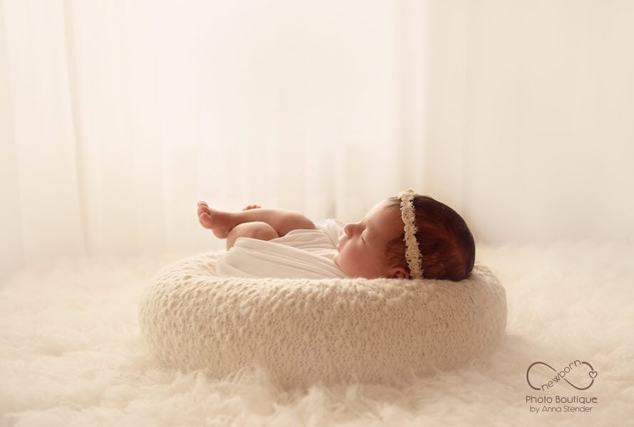 newborn posing pillow girl photography props ideas