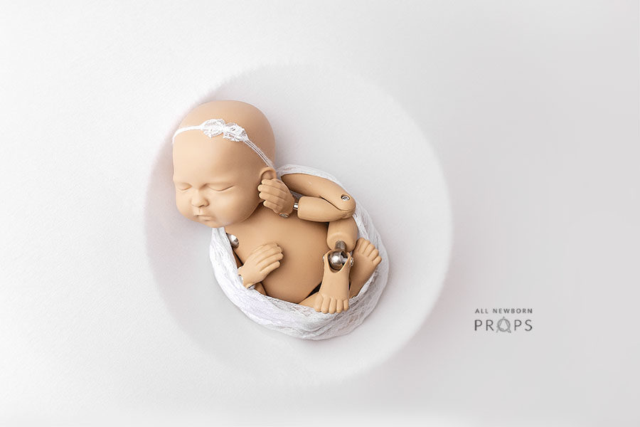 newborn-props-photography-girl-set-up-baby-wraps-tieback-headband-backdrop-white-all