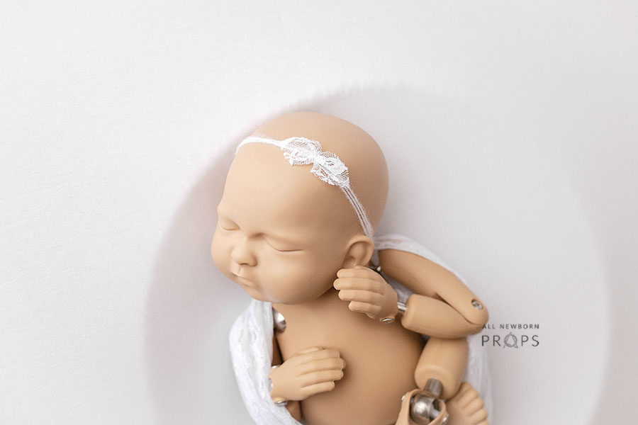 photography-props-for-newborns-girl-beanbag-posing-fabric-wrap-tie-back-white-set-all
