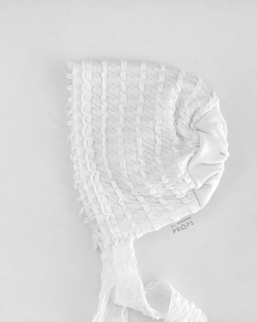 newborn-baby-bonnet-boy-photo-props-hat-white-textured-europe