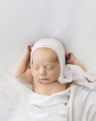 newborn-baby-bonnet-photography-props-boy-white-europe-Häubchen