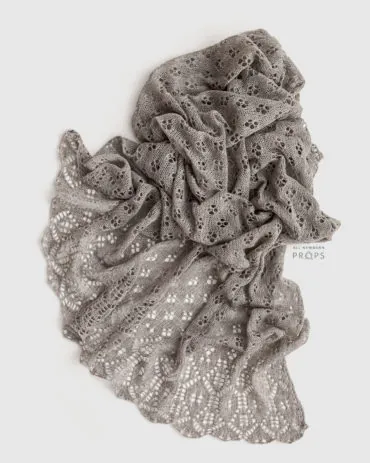 Newborn-Baby-Blanket-Shawl-Layer-knitted-lacy-wrap-brown-linen-photography-props-boy-girl-europe
