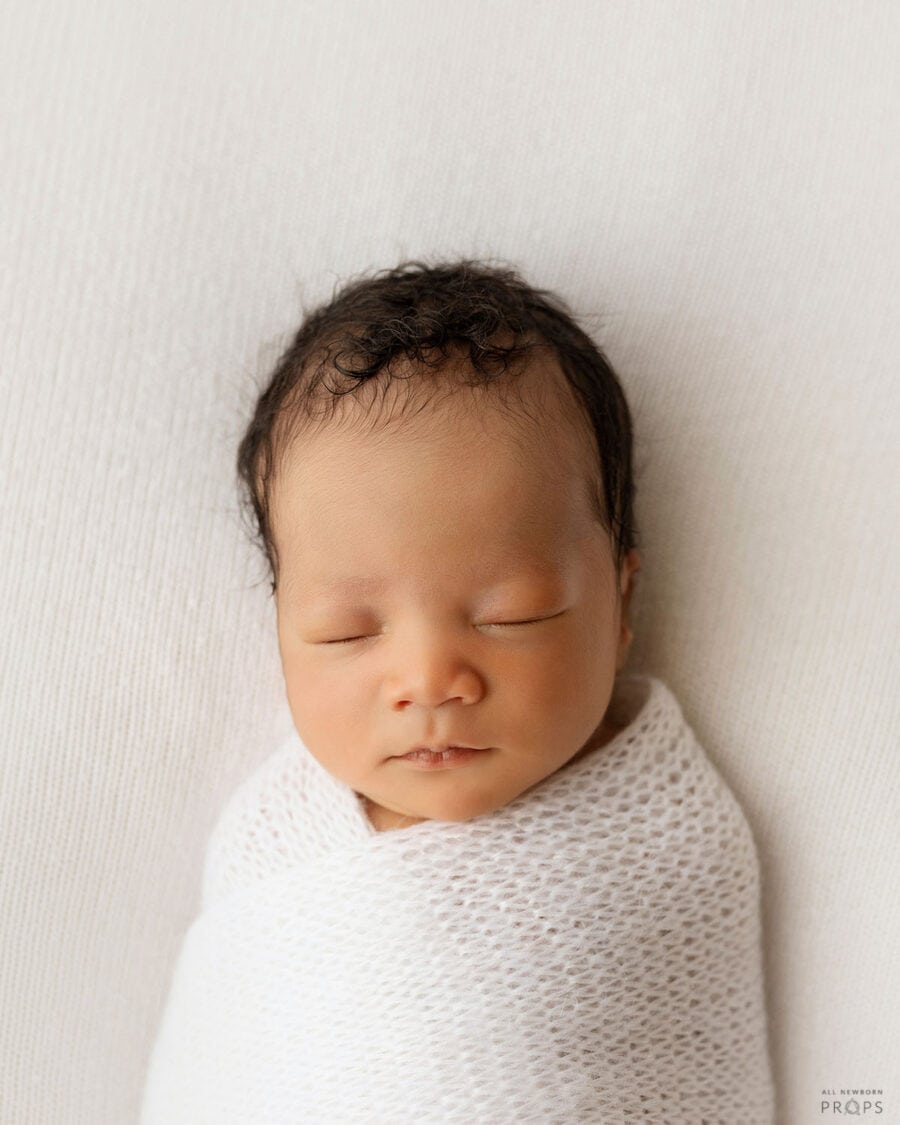 newborn-photography-wraps-props-white-knitted-boy-europe