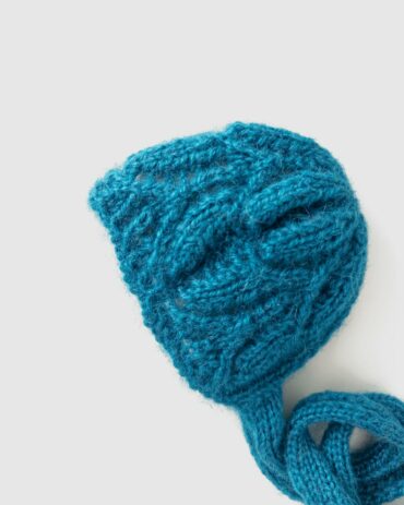 newborn-bonnet-photo-props-boy-vintage-knitted-turquoise-blue-europe