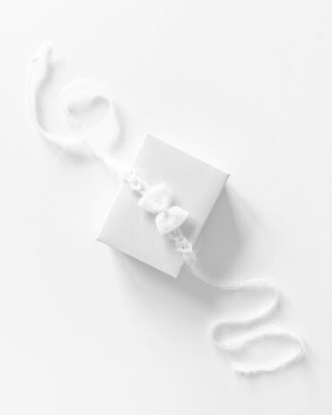 Tieback Headband for Baby Girls Photography - Chiara (White)