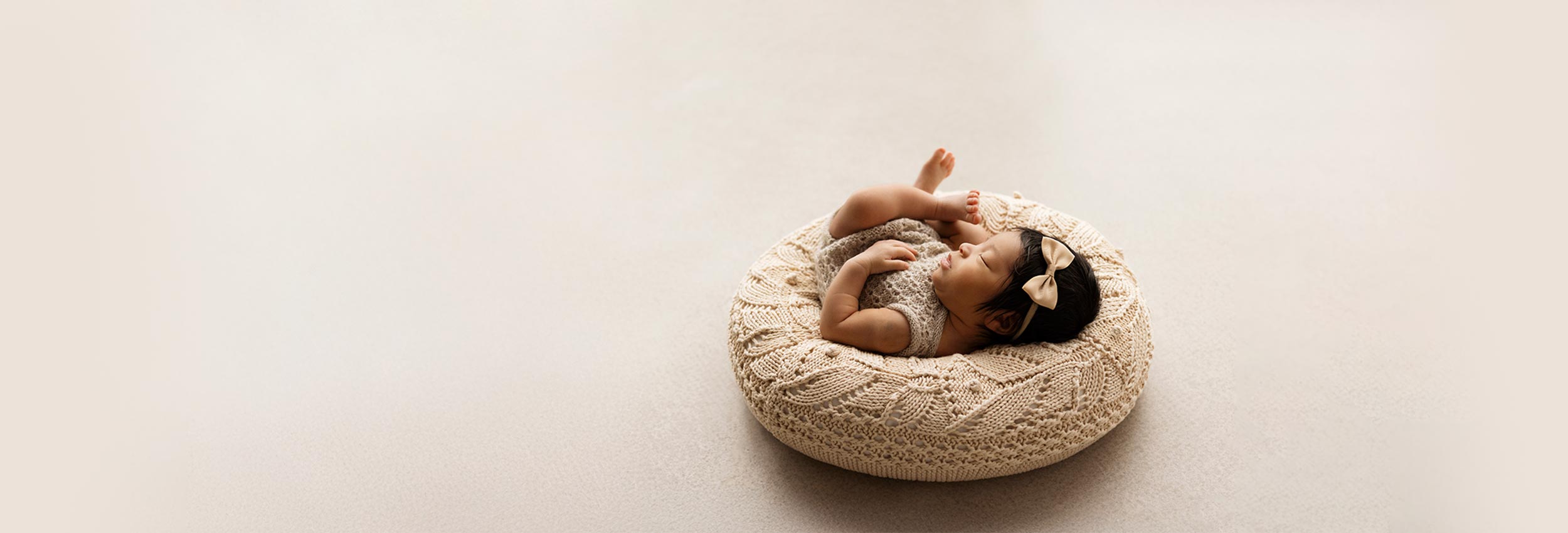 Newborn photography prop Create-a-Nest poser